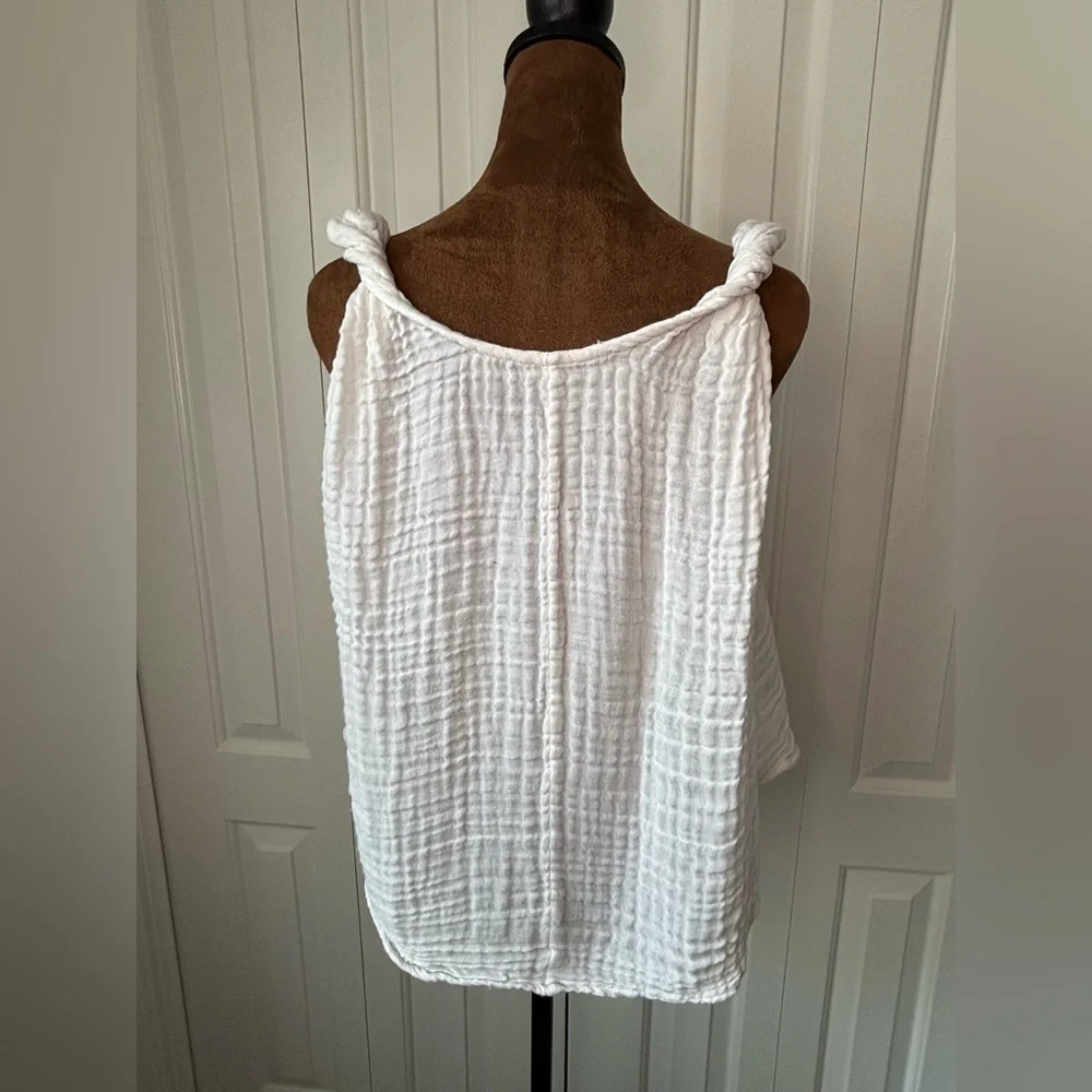 Free People Free-est Massima Reversible Gauze Top, Size Small